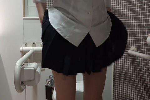 多目的トイレでオナニー