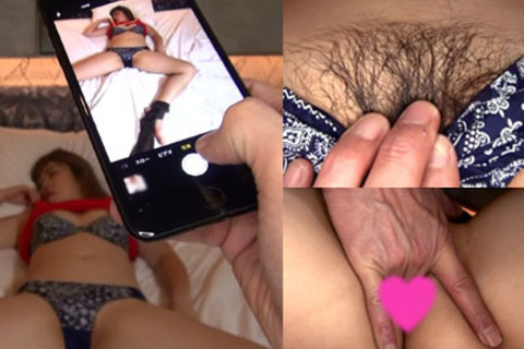 《実録!!寝込み悪戯》寝ててもオマ○コをぐっちょり濡らしイ...