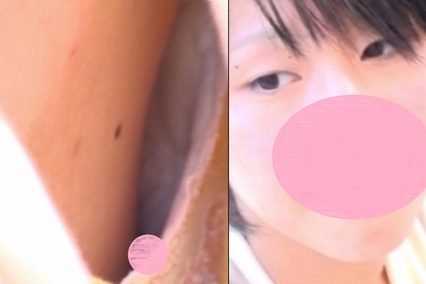 無防備すぎるすっぴん娘。