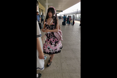 高画質 アジア圏のコスプレ逆さ79