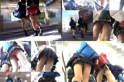 【４２分】みんな有名校だらけのローアングルSHOT　その2