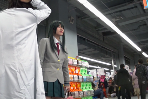 高画質 アジア圏のコスプレ逆さ62