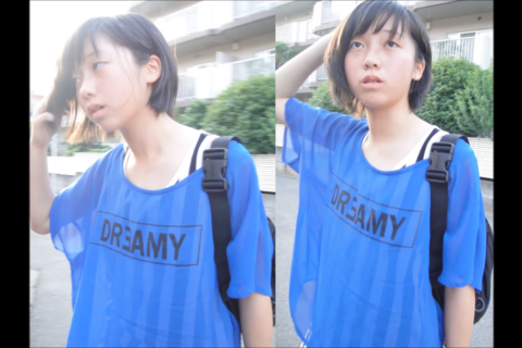 道を尋ねるふりをしてスポーツやってそうな女子大生の胸チラ撮影！