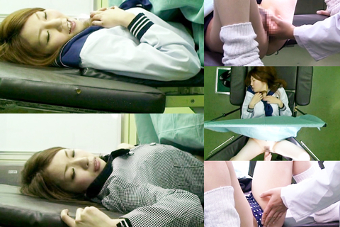 産婦人科検診で何も知らない女子学生達が悪徳医者からやられた...