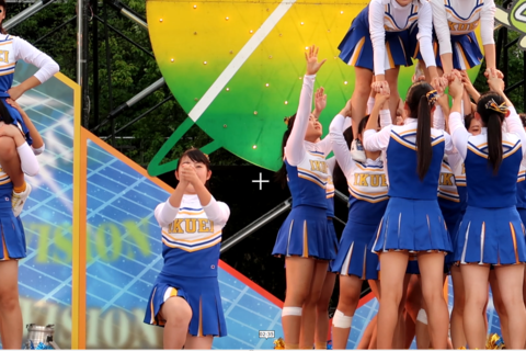 チアリーダー　脚フェチが撮影すると、、、 その２