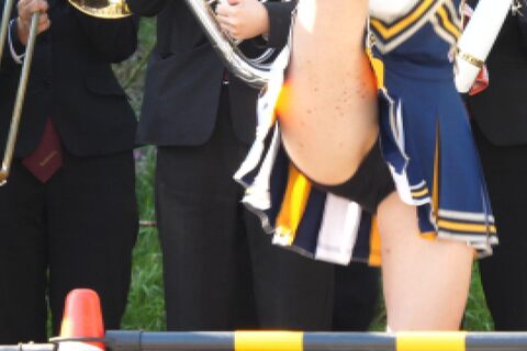 なにわガールズ1171　【4K】 境内の周りはチアがいっぱ...