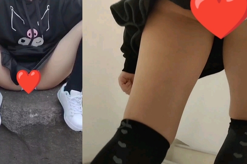 JS4ワレメ食い込みパンモロ撮影(ショッピングセンター内で...