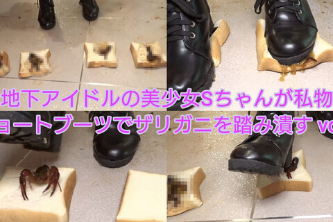 元地下アイドルの美少女Sちゃんが私物のショートブーツでザリ...
