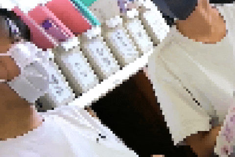 デカイ美少女の体育着姿