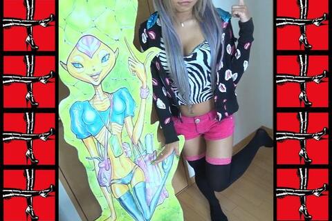 【黒ギャル1日店長】サガノヘルマー生誕50周年記念漫画『淫...