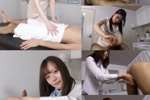 エステティシャンのお姉さんによる睾丸オイルマッサージで男性...