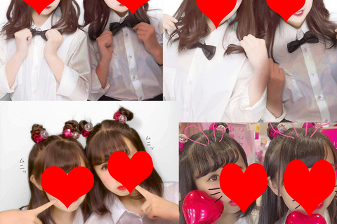 【ブラ透かし】制服 私服女子　ブラ透け加工画像 vol.08