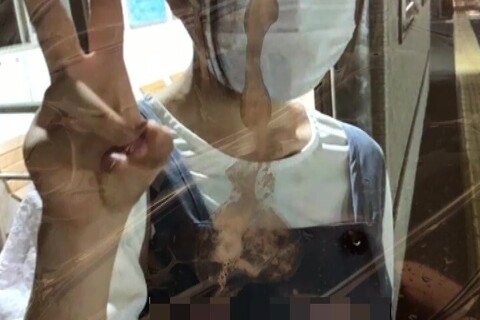 0459,(リクエスト)素人娘にぶっかけ