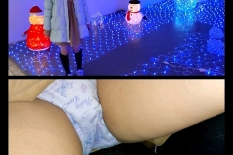 JS5【11さい】デートしながらスカートの中のパンツ隠し撮...