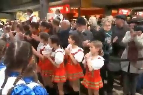 海外　欧州ドイツ某イベントでのチアリーディング