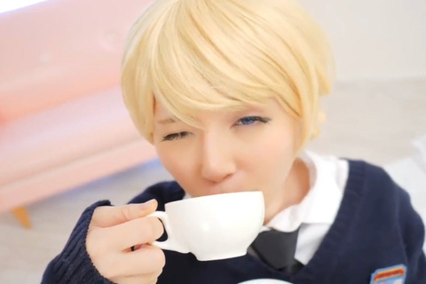 クッソ可愛い金髪ショートの素人コスプレ美少女と生ハメセックス！