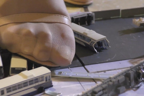 高画質復刻版　アイドル級美少〇めいちゃんのサンダルでジオラ...