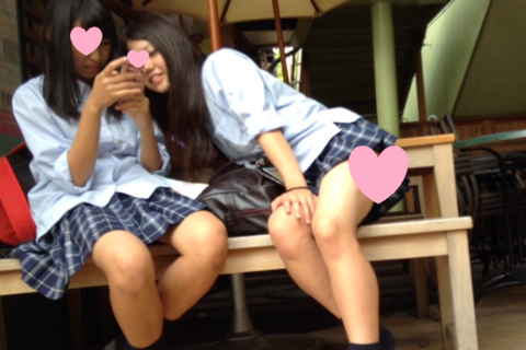 昼下がりの彼女 仲良しな二人