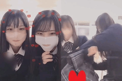 ふざけてたら見えちゃった Vol.74