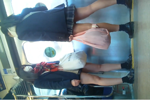 JKトレイン　ムチムチの太ももに挟まれたい その19