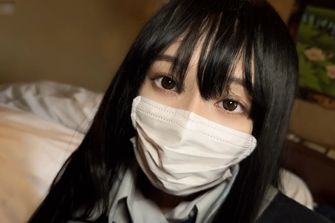 個撮 　淫乱清楚ドM黒髪ロング　お尻を叩かれ大興奮する淫乱...