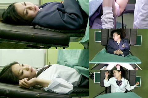 産婦人科検診で何も知らない女子学生達が悪徳医者からやられた...