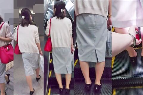 逆さの決定的瞬間！清潔感漂う女性たち