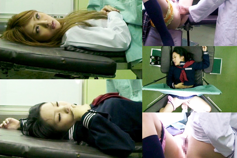 産婦人科検診で何も知らない女子学生達が悪徳医者からやられた...