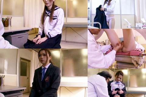 産婦人科検診で何も知らない女子学生達が悪徳医者からやられた...