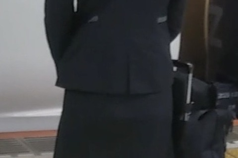 グリーンアテンダントを逆さ