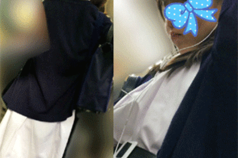 【白ワンピース制服JK！表情ゆたか！】見つめていたい！