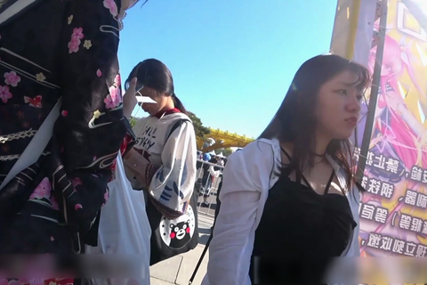 高画質 アジア圏のコスプレ逆さ87