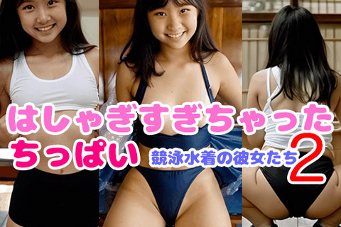 動画60連発★ちっぱい競泳水着のはしゃぎすぎた彼女たちVOL2★
