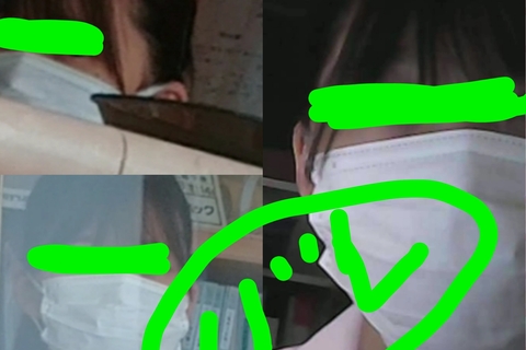 盗◯ばれ睨みナースさん、ブラ透け～病◯名公開～