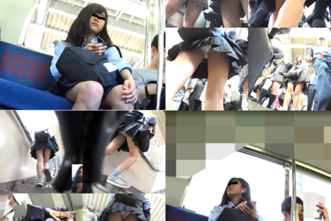 JKトレイン　ムチムチの太ももに挟まれたい　THE ALL...