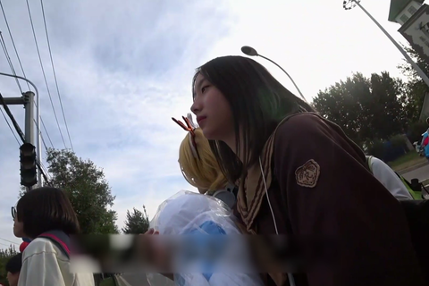 高画質 アジア圏のコスプレ逆さ59