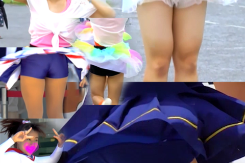 チアガール妖精スパッツ女子高生バトントワラー天使JK激カワ...