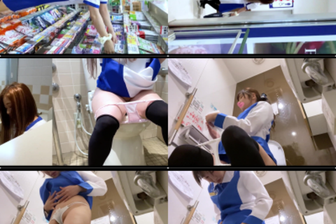 某量販店ドOッグストアー店員トイレ盗O