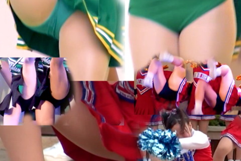 アンスコ美人,美少女チアダンス・チアリーダー５ユニット厳選...