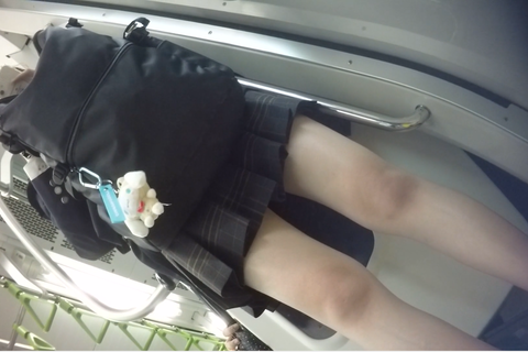 JKトレイン　ムチムチの太ももに挟まれたい その15