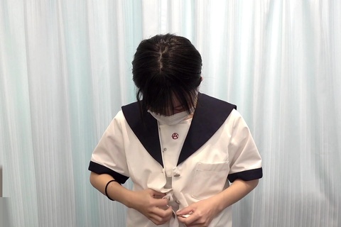 【流出映像】セクハラ精密検査　性欲おもちゃにされる押しに弱い3人のJK　約55分