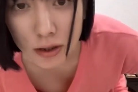 ☆美女神回☆胸ちら風　ライブ配信　乳首チラ　TKB 53