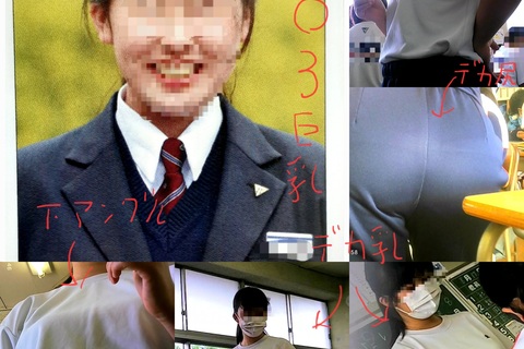 学校の少女ファイル2 天然巨乳少女Kさん