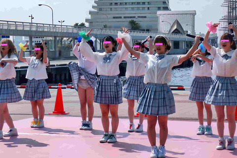 アイドルダンスの女神たち＃03：【4K動画】風に舞うスカート！！