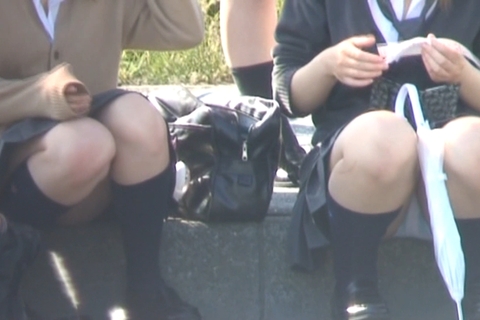 望遠パンチラ27