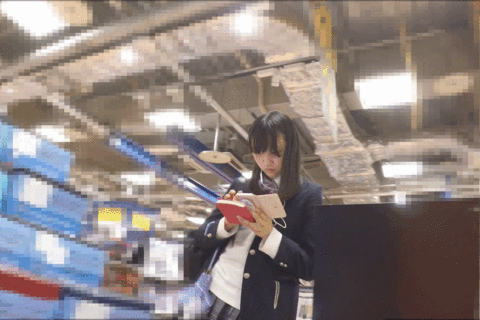 温室育ちの隙だらけお嬢様を逆さ盗撮♡