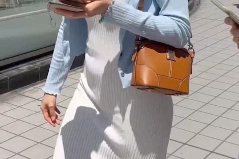 《外人並みの見事なスタイル！ボリューミーな美ヒップを強調》