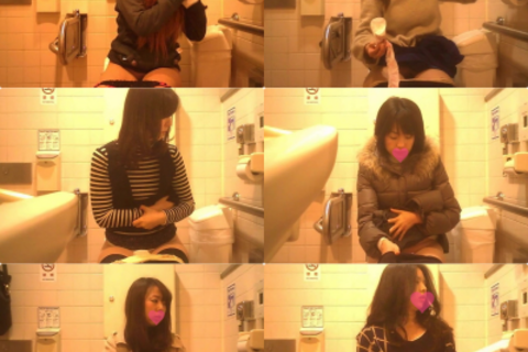 女子トイレ正面から１７名