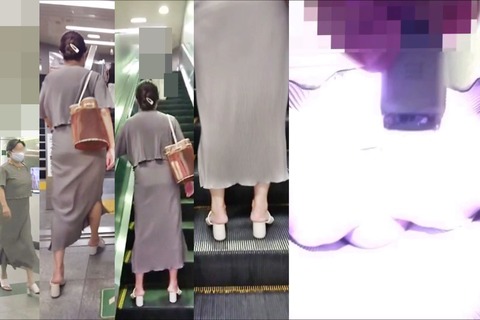 逆さの決定的瞬間！ガードルで武装する4人の熟女