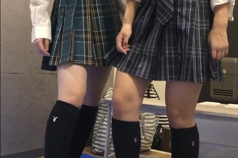 4回目撮影、ダンスが得意な美人JDと可愛い友達、ダブルクラ...